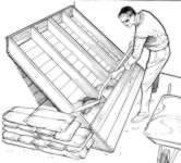 Lean--to in BASEMENT