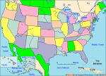 VERN'S  STATE TRAVEL  HISTORY